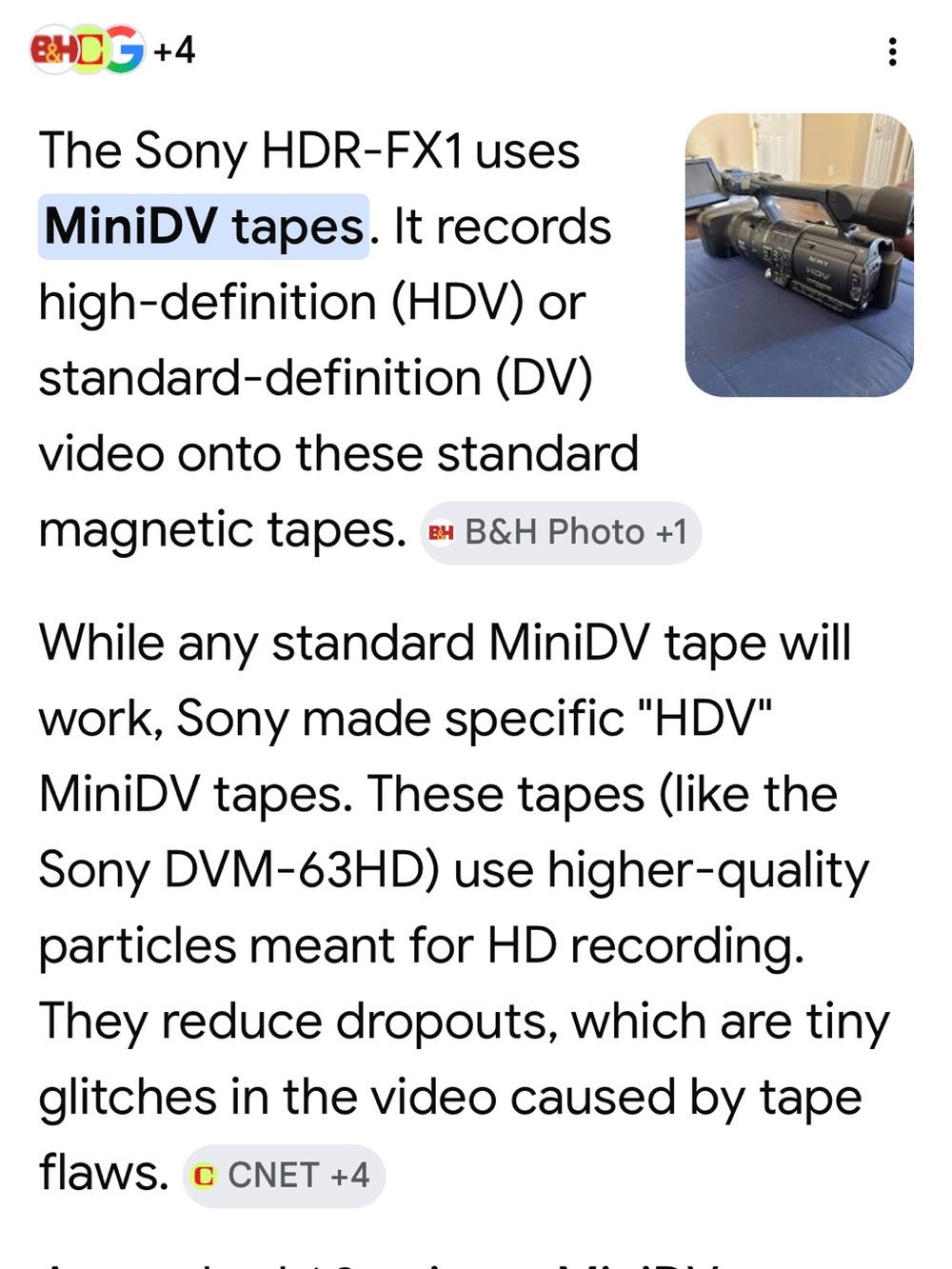 Sony DVC HD 63 minutes Digital Video Cassettes - Picture 7 of 7